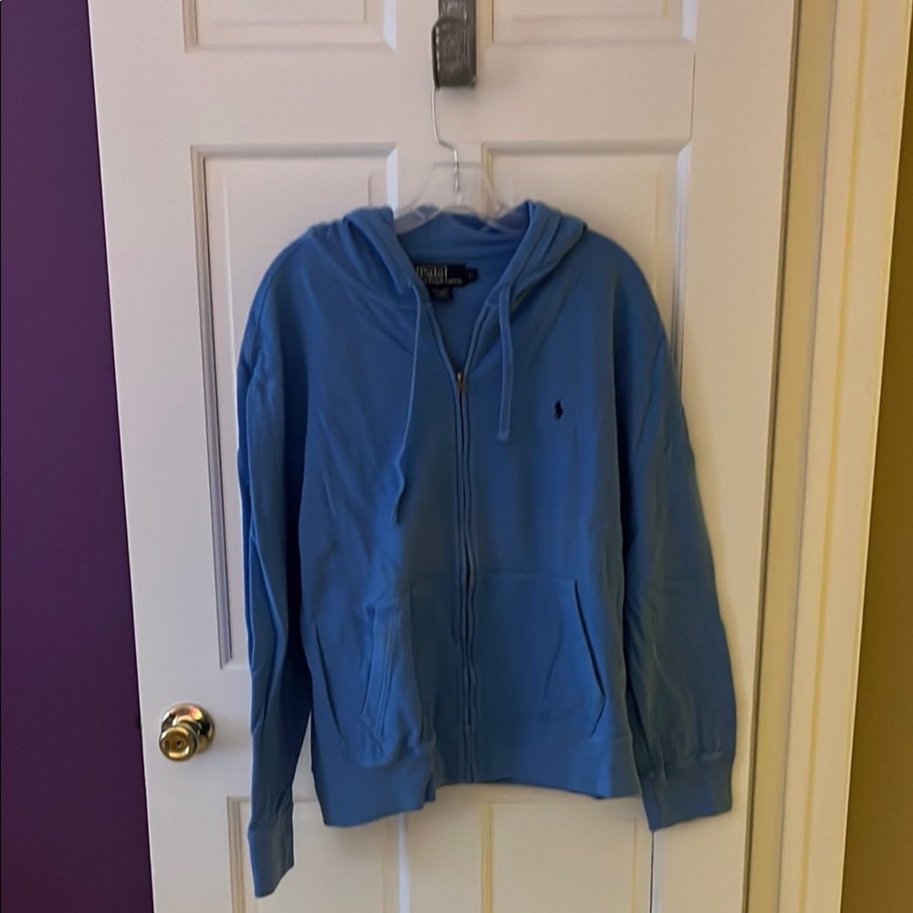 Polo by Ralph Lauren Blue Hoodie with Logo